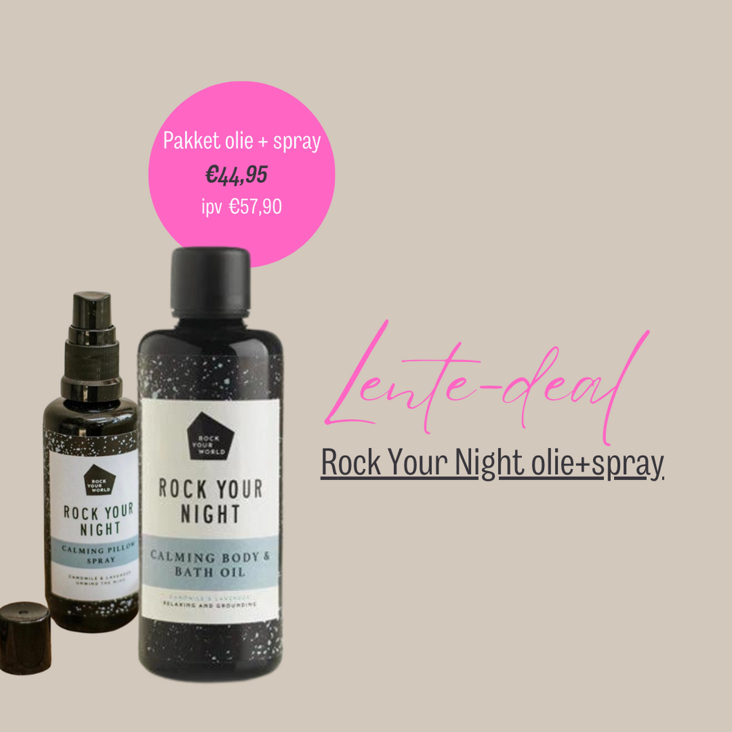 LENTEDEAL Rock Your Night olie+spray (kalme nachtrust)