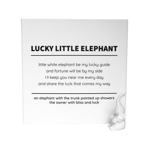 Quote Box Lucky Little Elephant